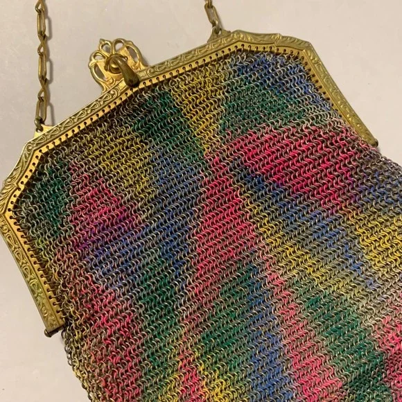 Whiting and Davis Vintage c.20's/30's Mesh Handbag - Picture 7 of 12